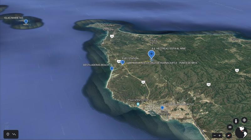 318 Carr Fed La Cruz Punta De Mita, 8.6 Hect Mountain Ocean View, Riviera Nayarit, Na